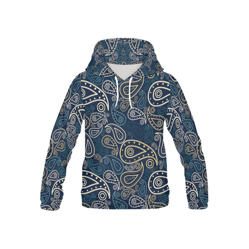 paisley illustration All Over Print Hoodie for Kid (USA Size) (Model H13)