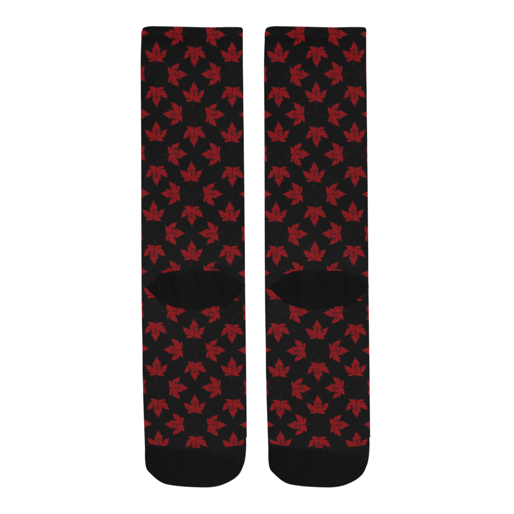 Cool Canada Souvenir Socks Black Trouser Socks