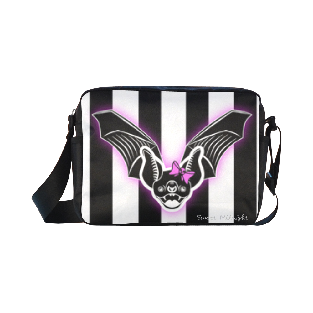 Bats and Bows Bag Classic Cross-body Nylon Bags (Model 1632)