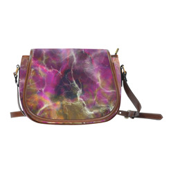 Fabulous marble surface C by FeelGood Saddle Bag/Large (Model 1649)