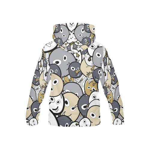 doodle monsters All Over Print Hoodie for Kid (USA Size) (Model H13)
