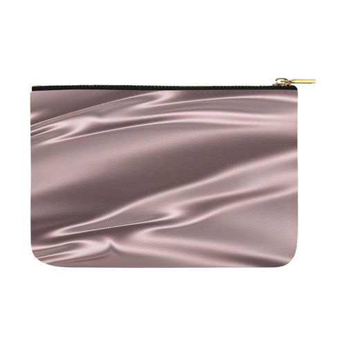 Lilac satin 3D texture Carry-All Pouch 12.5''x8.5''