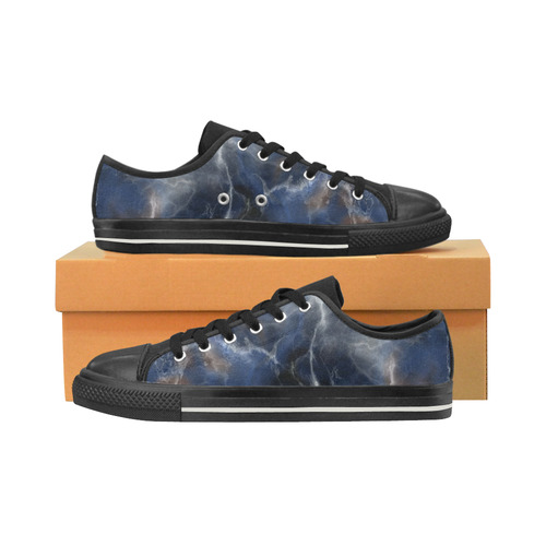 Fabulous marble surface A by FeelGood Women's Classic Canvas Shoes (Model 018)