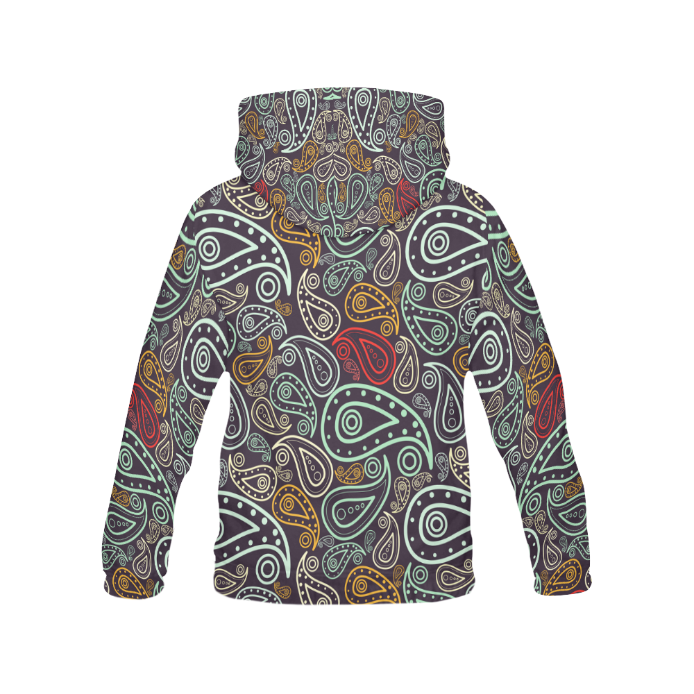 colorful paisley All Over Print Hoodie for Men (USA Size) (Model H13)