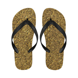Sparkling Metal Art A by FeelGood Flip Flops for Men/Women (Model 040)