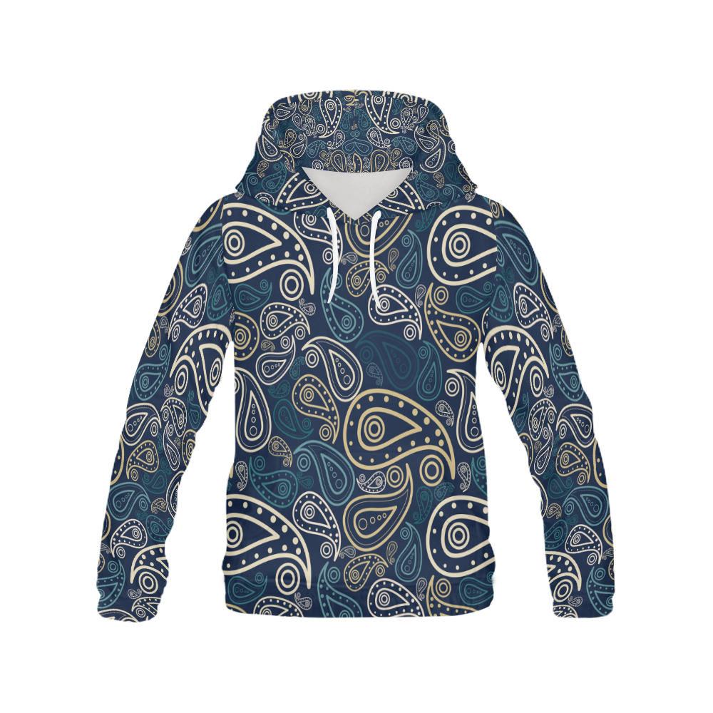 paisley illustration All Over Print Hoodie for Men (USA Size) (Model H13)