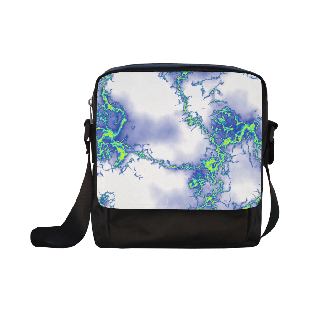 Fabulous marble surface 2C by FeelGood Crossbody Nylon Bags (Model 1633)