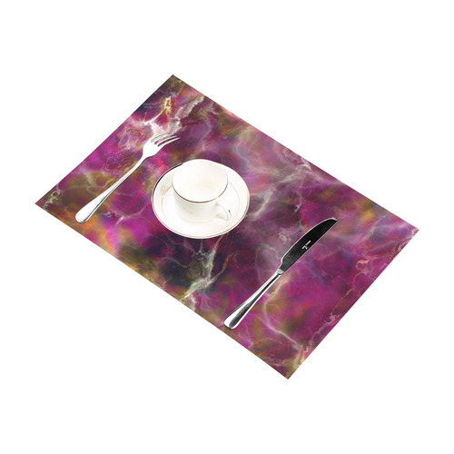 Fabulous marble surface C by FeelGood Placemat 12’’ x 18’’ (Set of 6)
