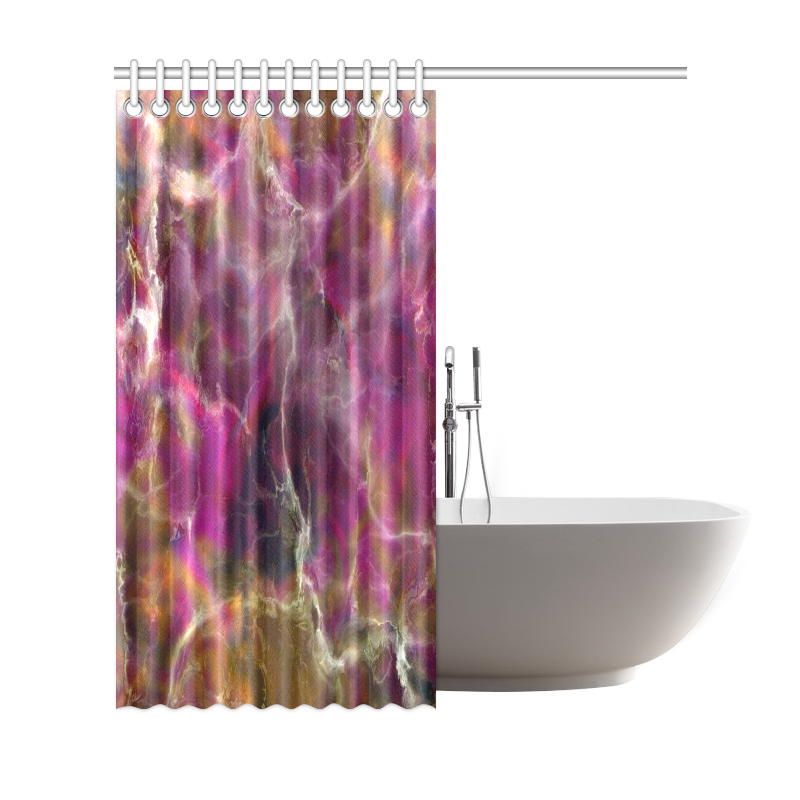 Fabulous marble surface C by FeelGood Shower Curtain 69"x72"
