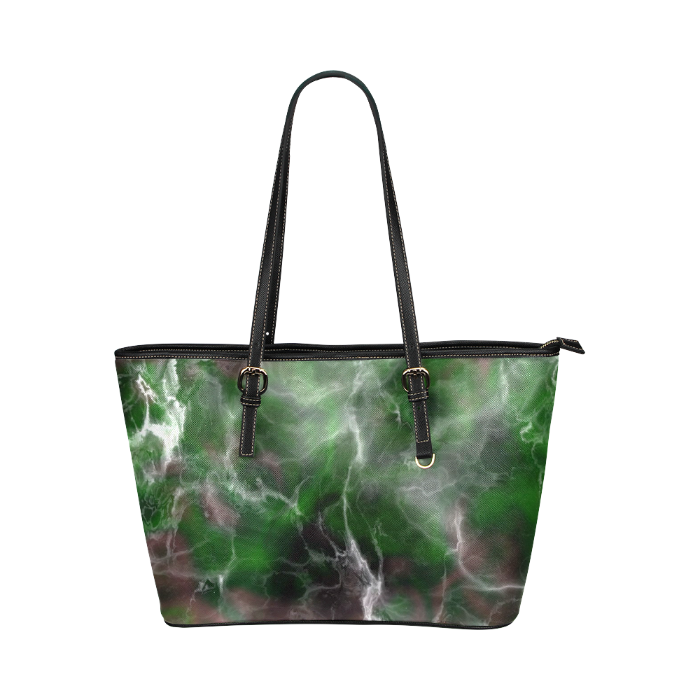 Fabulous marble surface B by FeelGood Leather Tote Bag/Small (Model 1651)