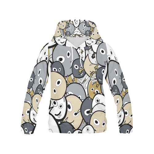 doodle monsters All Over Print Hoodie for Men (USA Size) (Model H13)