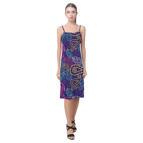 paisley Alcestis Slip Dress (Model D05)