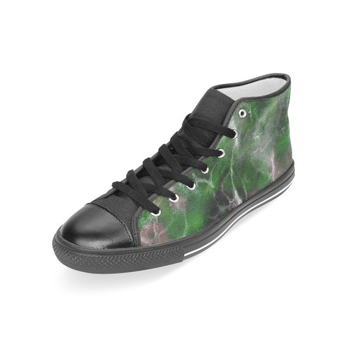 Fabulous marble surface B by FeelGood Women's Classic High Top Canvas Shoes (Model 017)