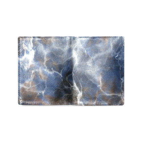 Fabulous marble surface A by FeelGood Men's Leather Wallet (Model 1612)