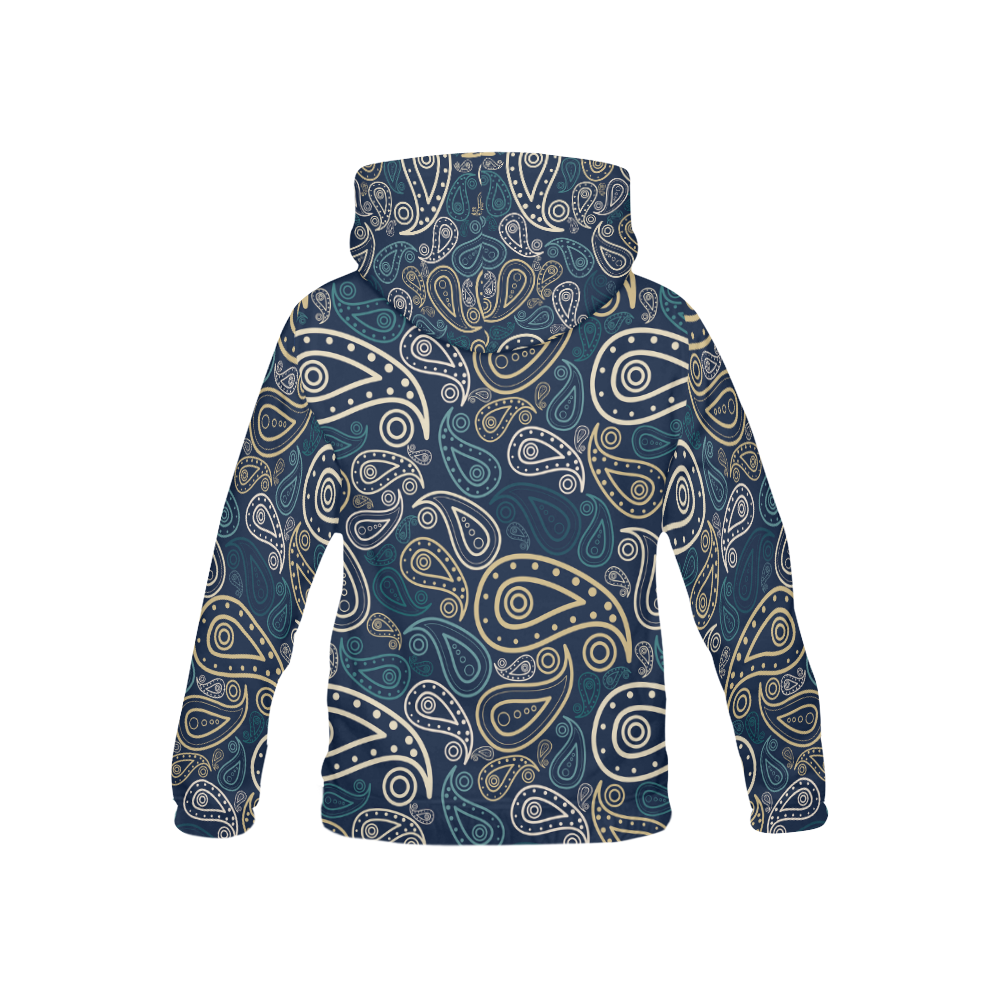 paisley illustration All Over Print Hoodie for Kid (USA Size) (Model H13)