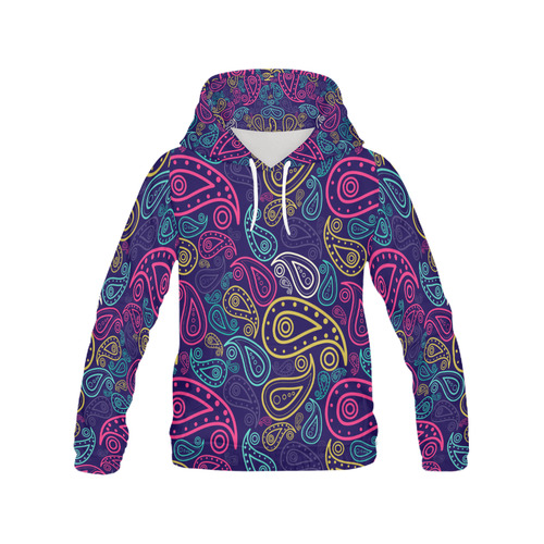 paisley All Over Print Hoodie for Men (USA Size) (Model H13)