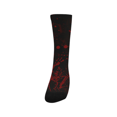 Blood Splattered Gothic Horror Trouser Socks