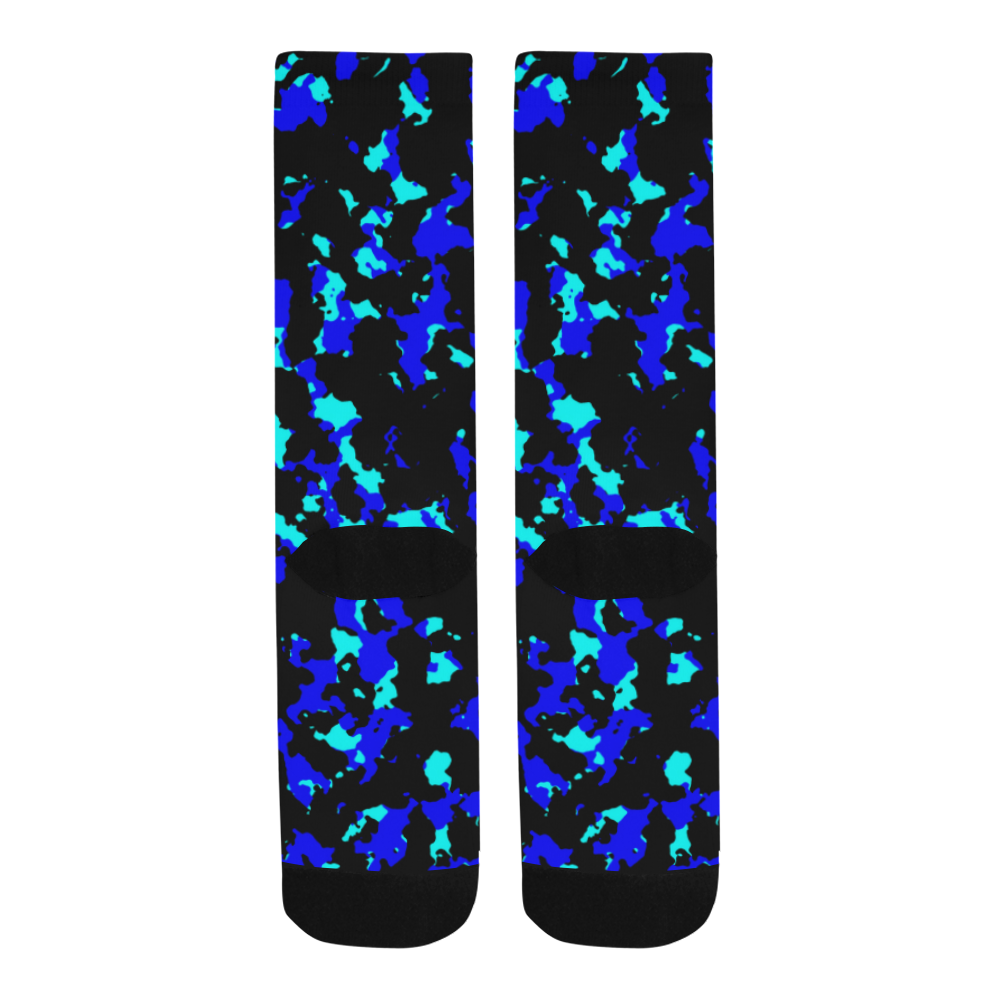 bluecamo1 Trouser Socks