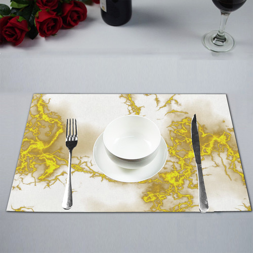Fabulous marble surface 2B by FeelGood Placemat 12’’ x 18’’ (Set of 6)