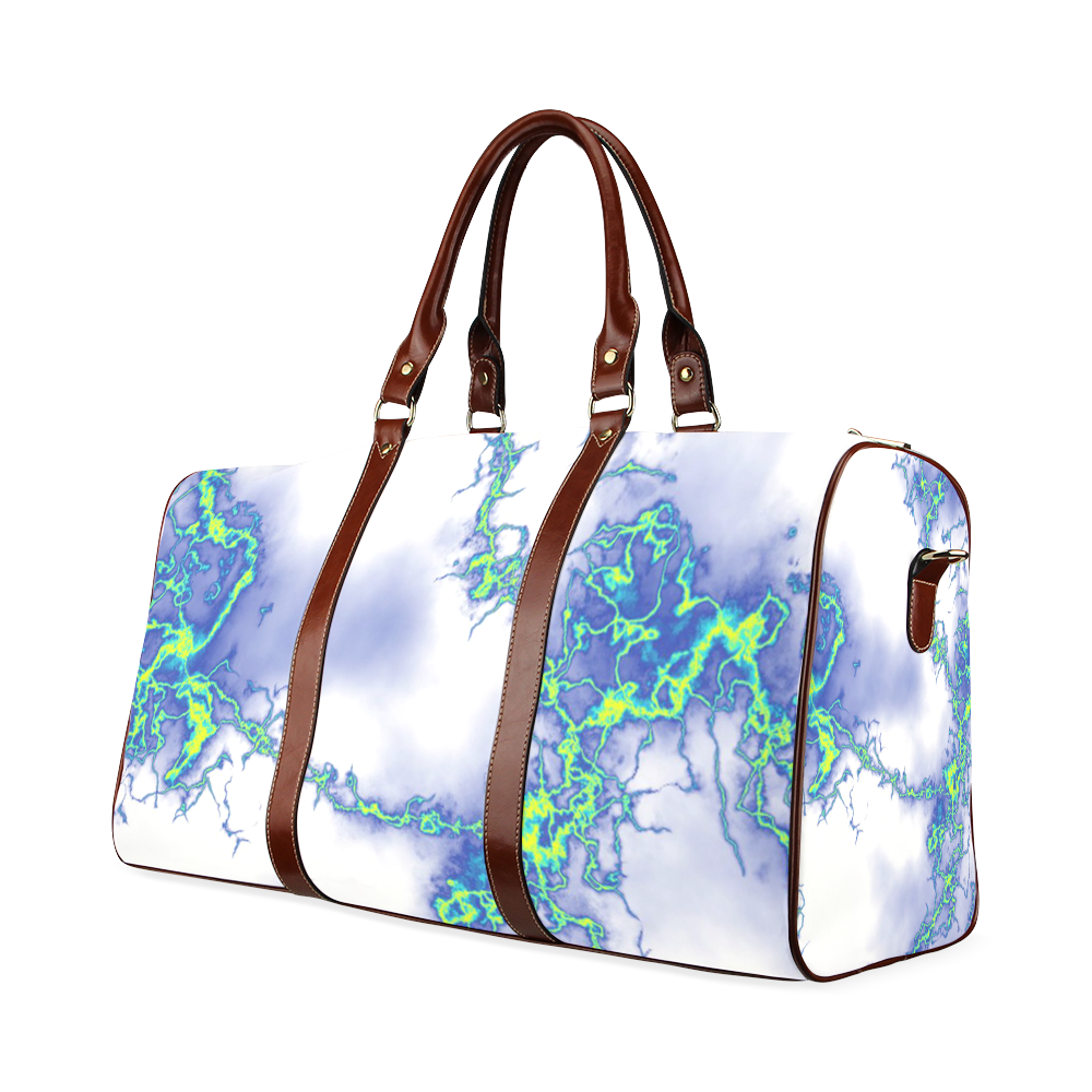 Fabulous marble surface 2C by FeelGood Waterproof Travel Bag/Small (Model 1639)