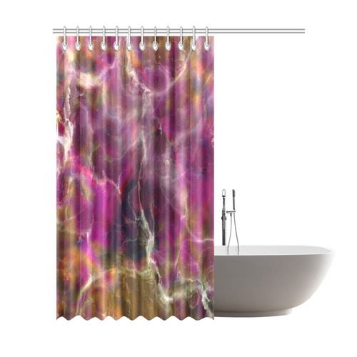 Fabulous marble surface C by FeelGood Shower Curtain 72"x84"