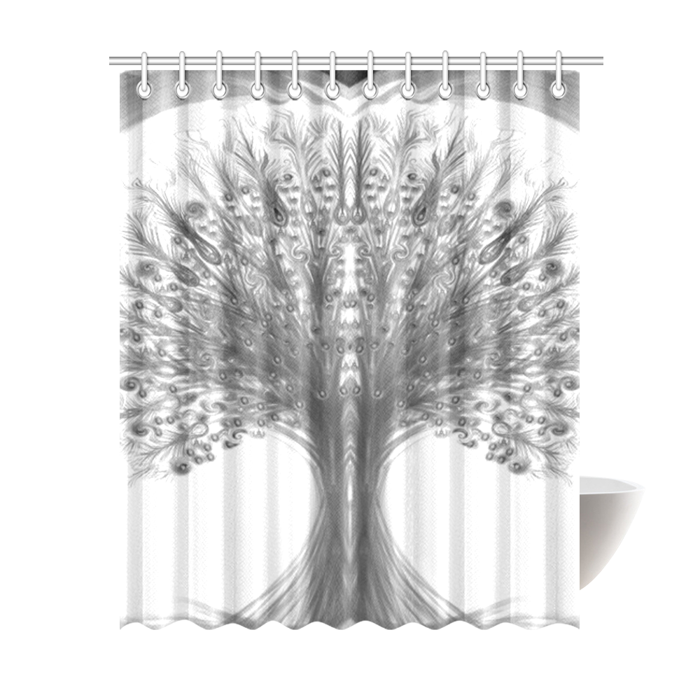 ETS HAIM by Sandrine Kespi Shower Curtain 69"x84"
