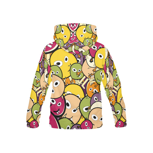 monster colorful doodle All Over Print Hoodie for Kid (USA Size) (Model H13)