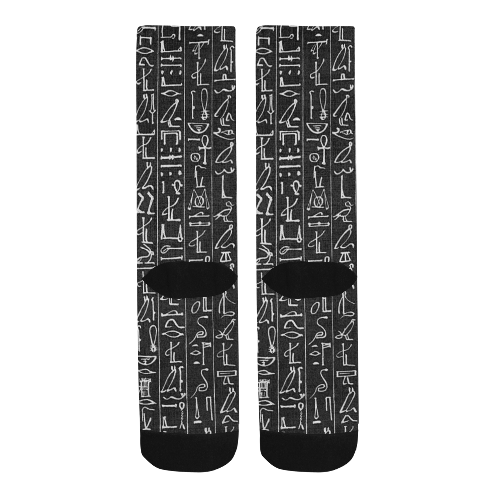 Egyptian Hieroglyphics Goth Trouser Socks