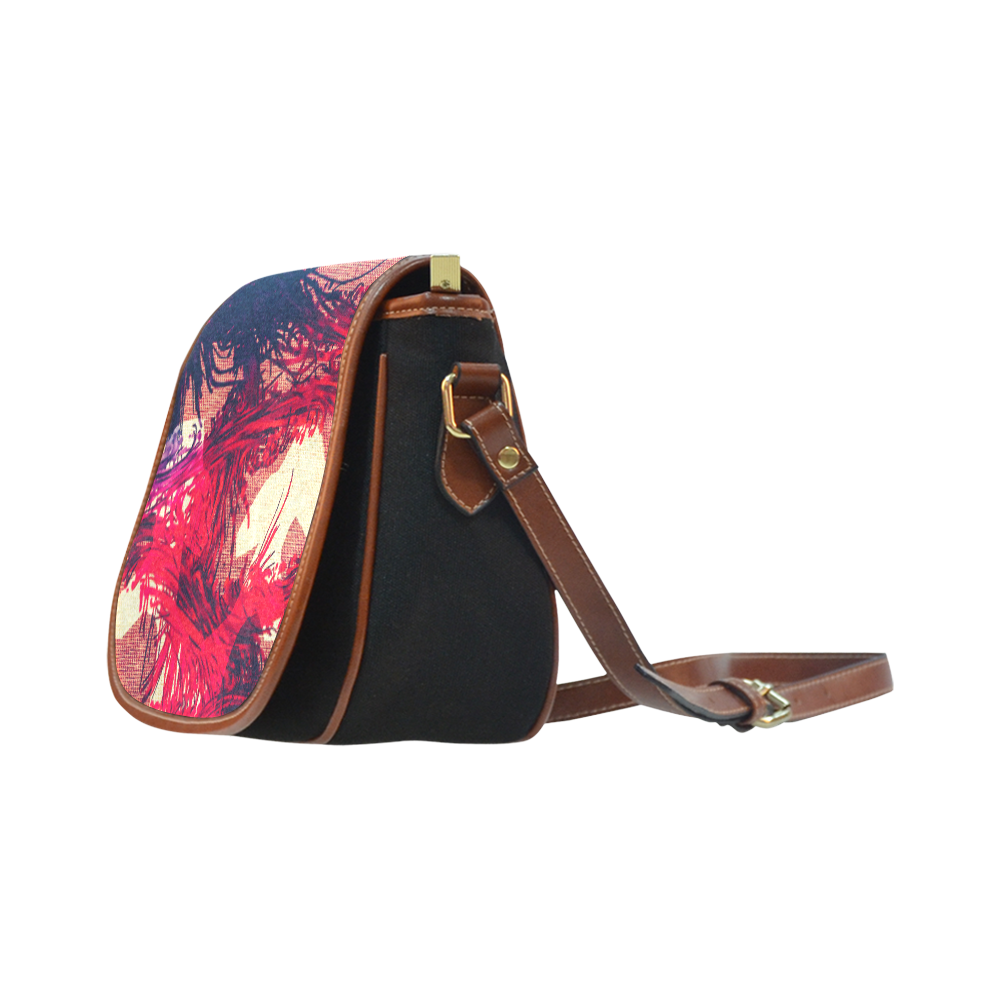 Dragon's Soul Saddle Bag/Small (Model 1649)(Flap Customization)