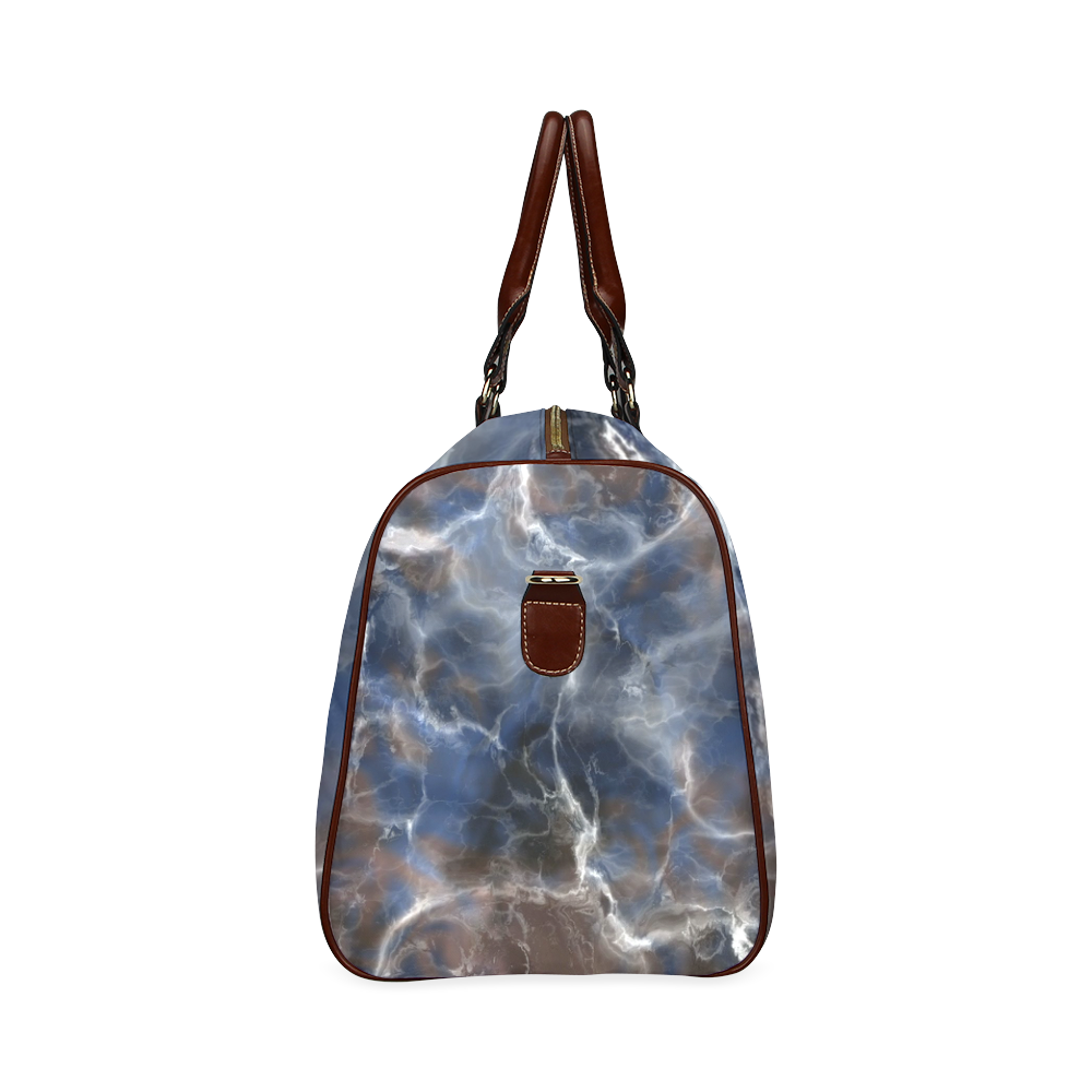 Fabulous marble surface A by FeelGood Waterproof Travel Bag/Small (Model 1639)