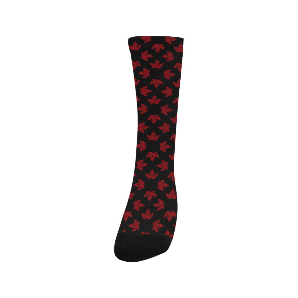 Cool Canada Souvenir Socks Black Trouser Socks