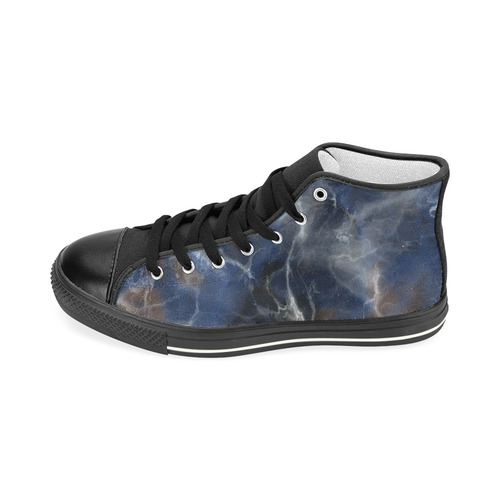 Fabulous marble surface A by FeelGood Women's Classic High Top Canvas Shoes (Model 017)
