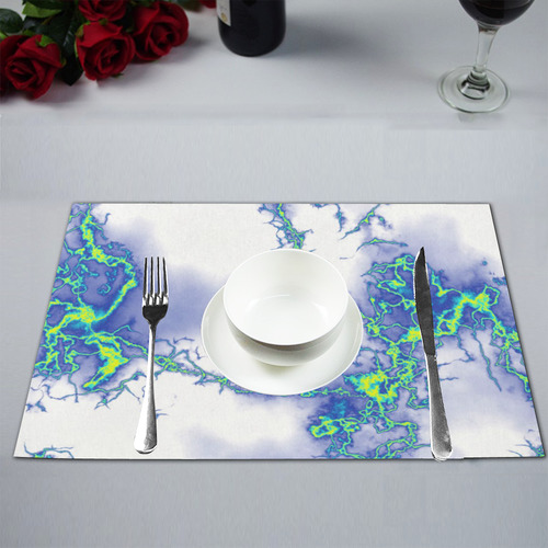 Fabulous marble surface 2C by FeelGood Placemat 12’’ x 18’’ (Set of 4)
