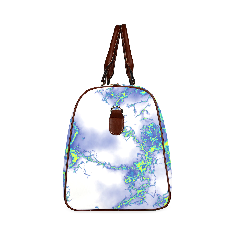 Fabulous marble surface 2C by FeelGood Waterproof Travel Bag/Small (Model 1639)