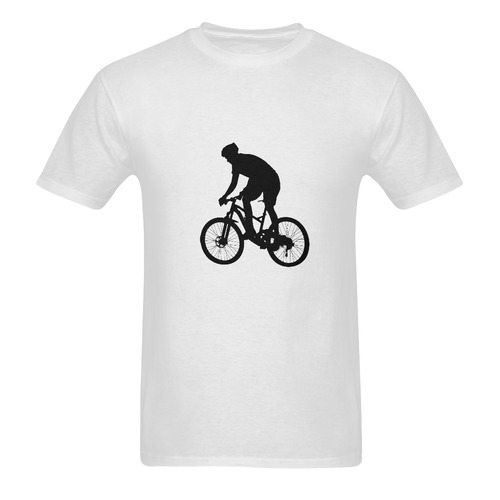Cyclist Men's T-Shirt in USA Size (Two Sides Printing)