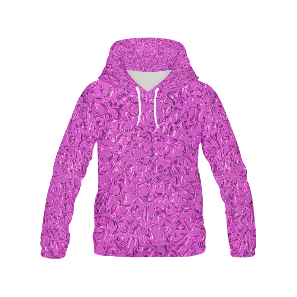 Sparkling Metal Art D by FeelGood All Over Print Hoodie for Women (USA Size) (Model H13)