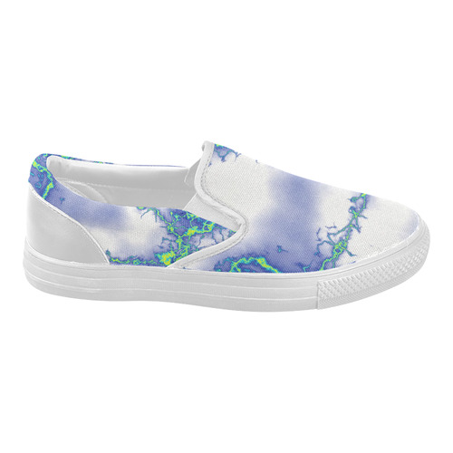 Fabulous marble surface 2C by FeelGood Women's Slip-on Canvas Shoes (Model 019)