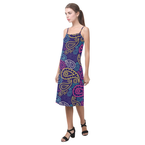 paisley Alcestis Slip Dress (Model D05)