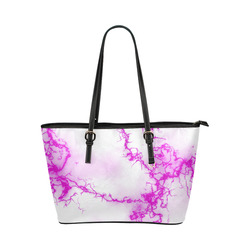 Fabulous marble surface 2A by FeelGood Leather Tote Bag/Large (Model 1651)