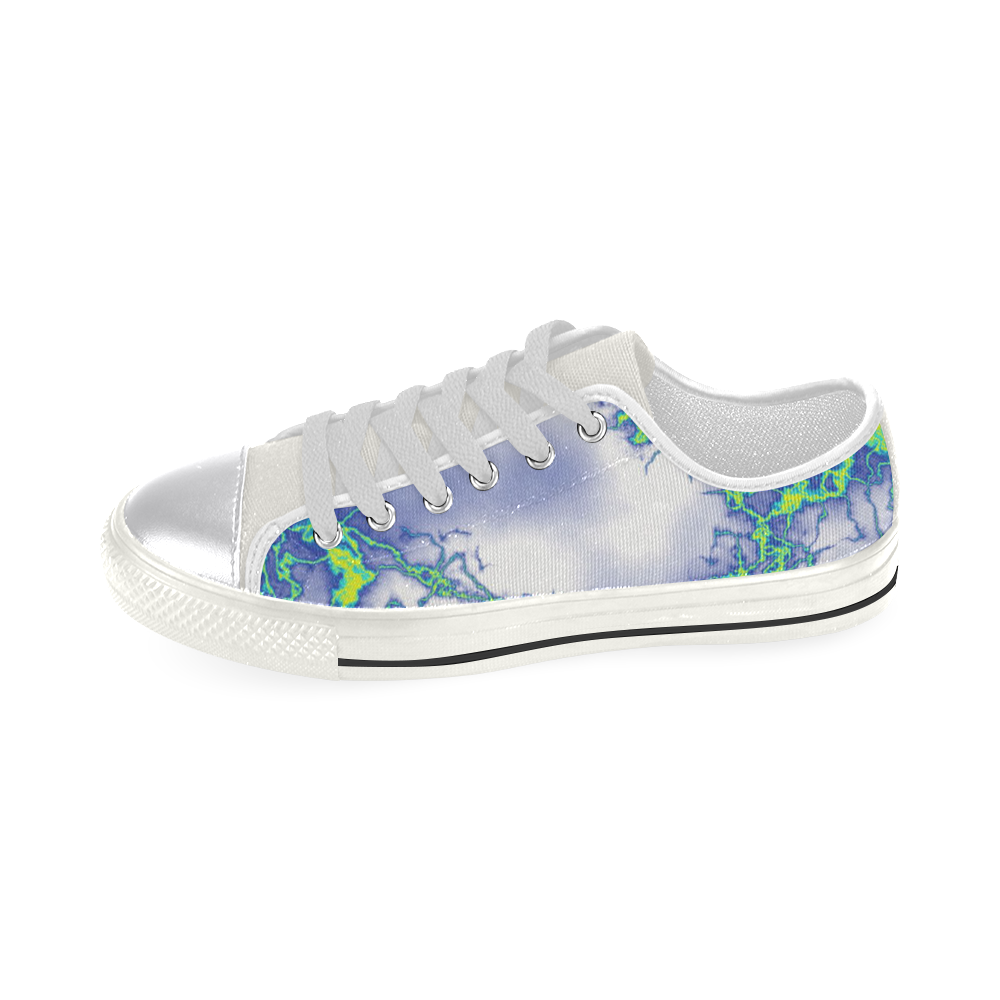 Fabulous marble surface 2C by FeelGood Women's Classic Canvas Shoes (Model 018)