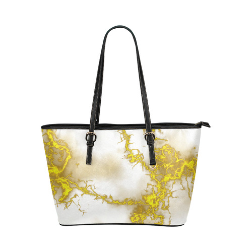 Fabulous marble surface 2B by FeelGood Leather Tote Bag/Small (Model 1651)