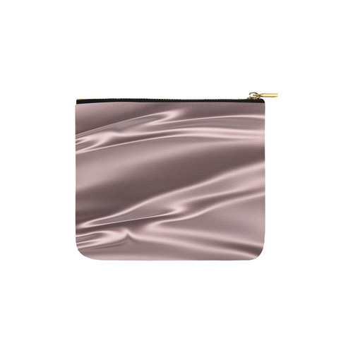 Lilac satin 3D texture Carry-All Pouch 6''x5''