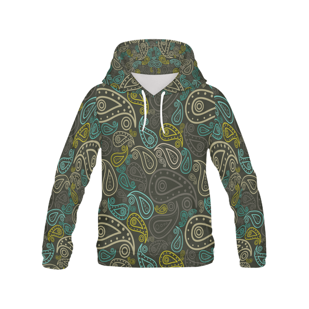 paisley art All Over Print Hoodie for Men (USA Size) (Model H13)