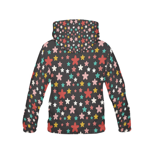 Symmetric Star Flowers All Over Print Hoodie for Men (USA Size) (Model H13)
