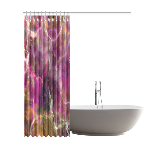 Fabulous marble surface C by FeelGood Shower Curtain 72"x84"