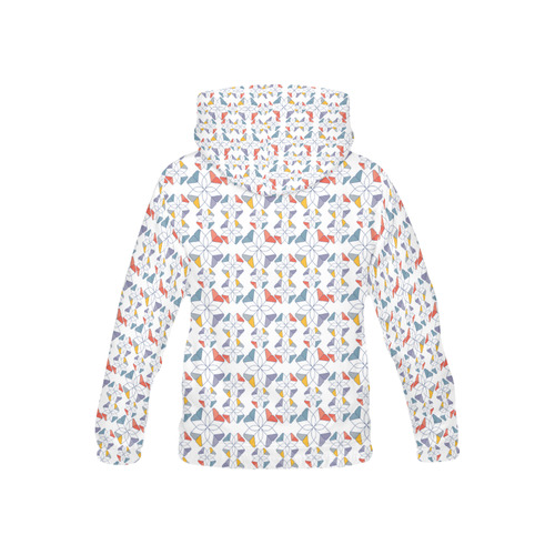 floral geometric seamless oriental All Over Print Hoodie for Kid (USA Size) (Model H13)