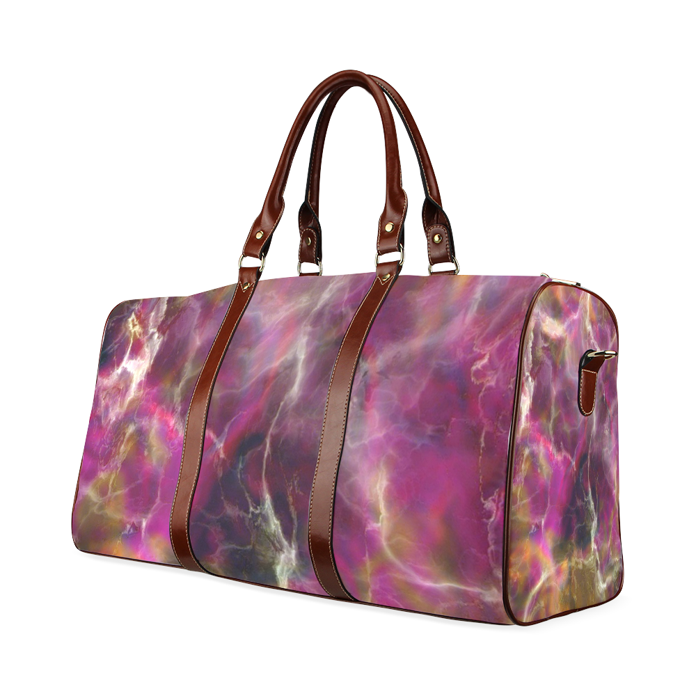 Fabulous marble surface C by FeelGood Waterproof Travel Bag/Small (Model 1639)