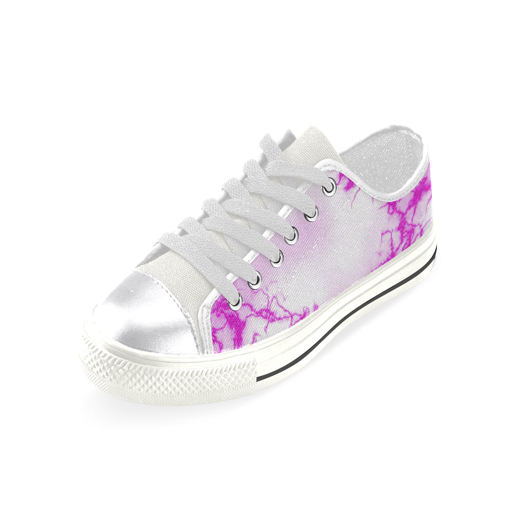 Fabulous marble surface 2A by FeelGood Women's Classic Canvas Shoes (Model 018)