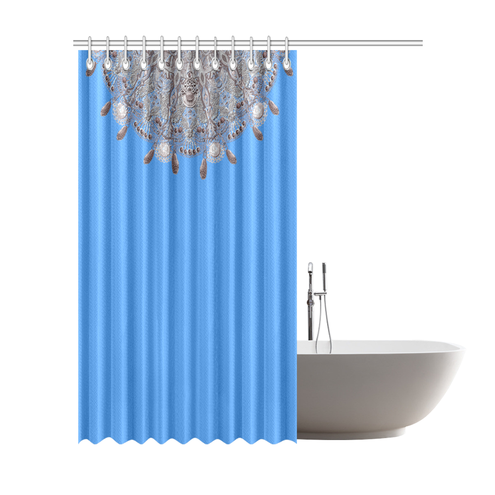 african jewels by Sandrine Kespi Shower Curtain 72"x84"