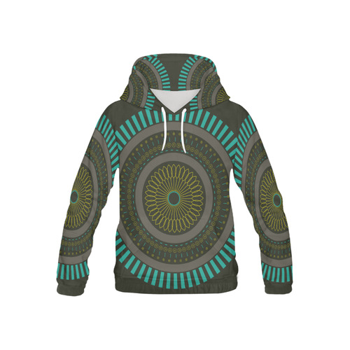 circle zen mandalas All Over Print Hoodie for Kid (USA Size) (Model H13)
